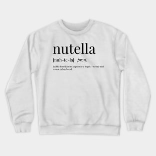 Nutella Definition Crewneck Sweatshirt